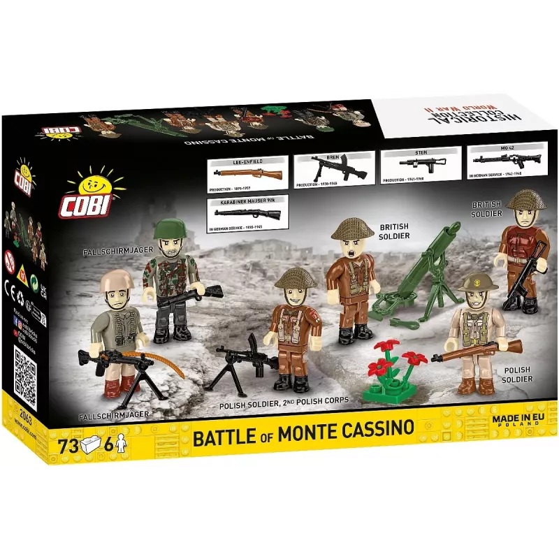 Konstruktorius Cobi Blocks Battle of Monte Cassino COBI-2063 Istorinis karinis dioramas