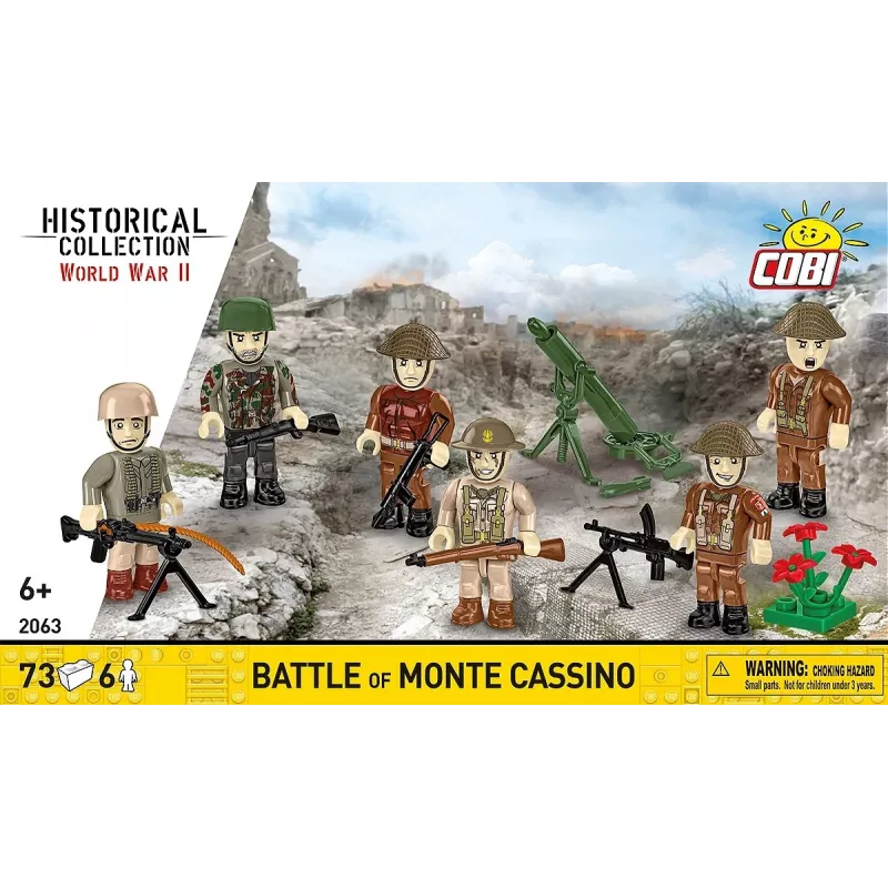Konstruktorius Cobi Blocks Battle of Monte Cassino COBI-2063 Istorinis karinis dioramas