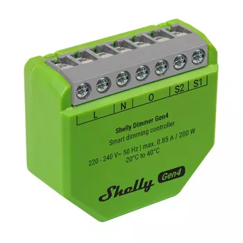 Shelly Dimmer Gen4 Green daugių protokolų jungtis