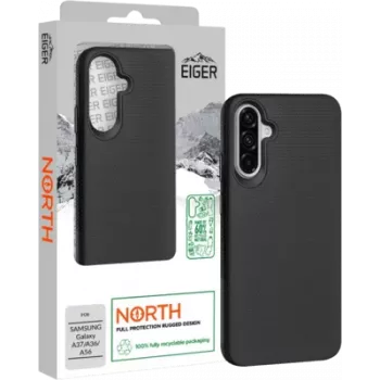 Eiger North Case Galaxy A37/A36/A56 juoda (EGCA01014)