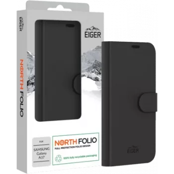 Eiger North Folio Dėklas Galaxy A37 juodas (EGCA01016)