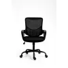 Biuro kėdė ActiveJet YK507 juoda – sukiojama ergonominė darbo kėdė, audinys/PU, reguliuojamas aukštis