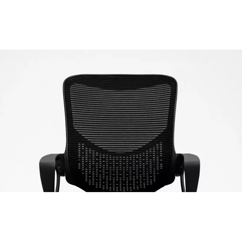 Biuro kėdė ActiveJet YK507 juoda – sukiojama ergonominė darbo kėdė, audinys/PU, reguliuojamas aukštis