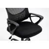 Biuro kėdė ActiveJet YK507 juoda – sukiojama ergonominė darbo kėdė, audinys/PU, reguliuojamas aukštis