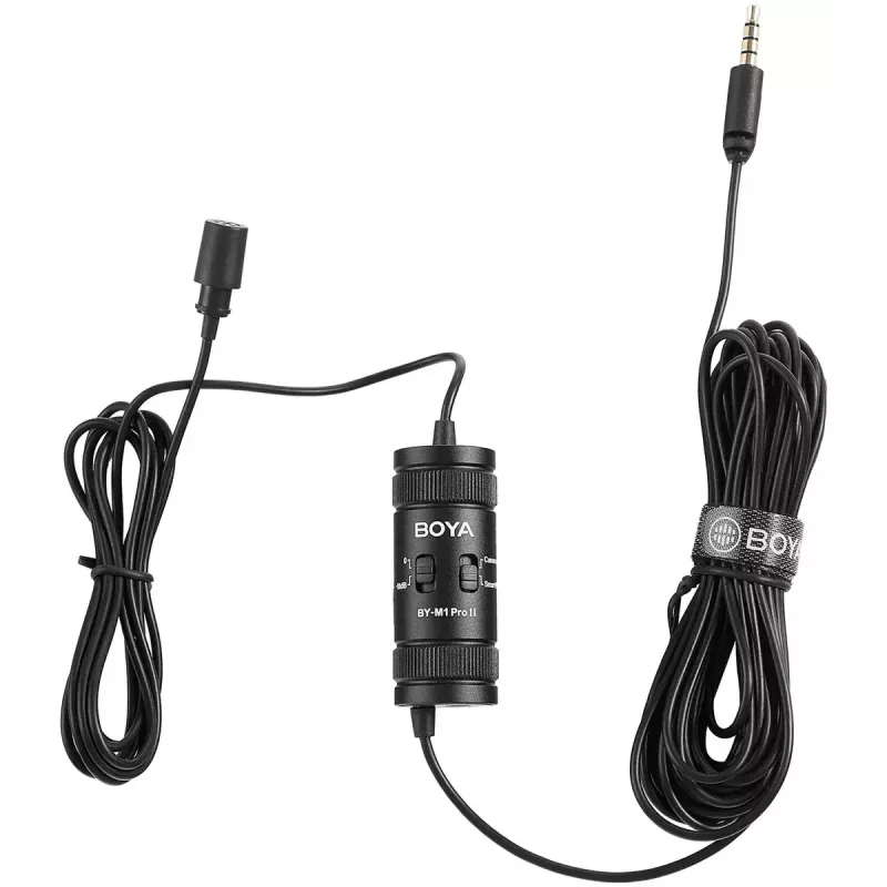 Mikrofonas Boya BY-M1 Pro II segtuvinis lavaljeras