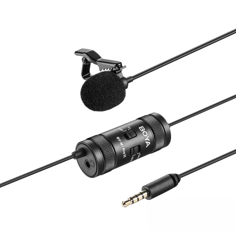 Mikrofonas Boya BY-M1 Pro II segtuvinis lavaljeras