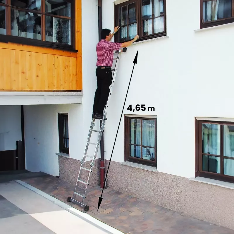 Extralink sulankstoma kopėčios LAD4X4MP 4X4, 4,65 m (+platforma)