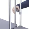 Laisvai pastatomas šiukšlių maišų laikiklis Hailo ProfiLine MSS XXXL — vidaus patalpoms, aliuminis/metalas/plastikas, 430×450×970 mm