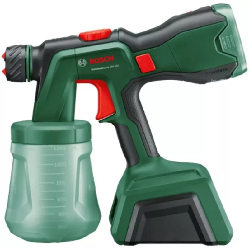 Akumuliatorinis purškimo pistoletas UniversalSpray 18V-300 solo (Žalia, be akumuliatoriaus ir įkroviklio, POWER FOR ALL ALLIANCE)