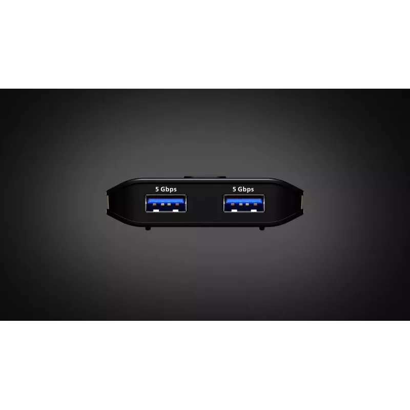 USB 3.2 Gen 1 2x2 jungiklis ATEN US4322 — 2 pagrindiniai / 2 įrenginiai, Type-A