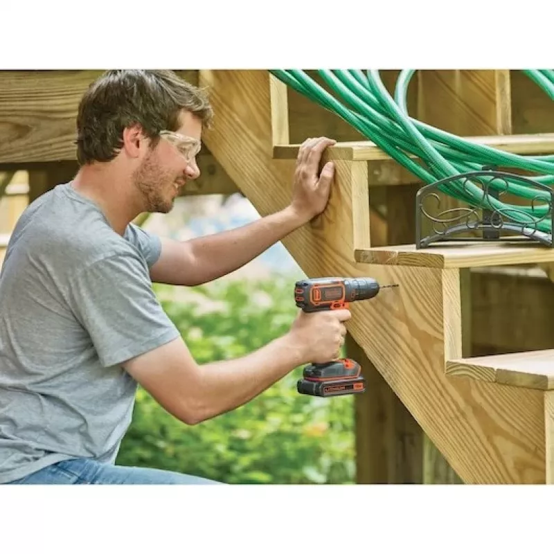 Gręžtuvas Black & Decker BDCDC18-QW 650 RPM Juoda, Oranžinė