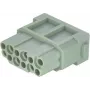 Harting Han DD modulio lizdas užspaudimui 09140123102 Han-Modular moduliams be kontaktų 2