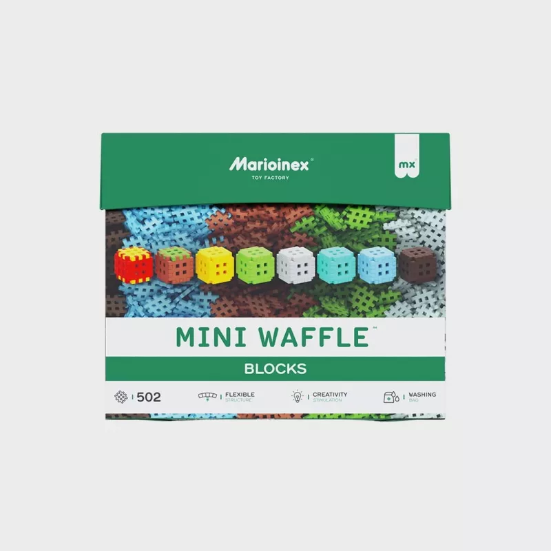 Konstruktorius Marioinex Klocki Waffle Mini Blocks – 502 dalys