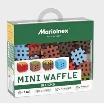 Statybiniai blokeliai Marioinex Mini Waffle 206 dalių – vaikų konstravimo rinkinys