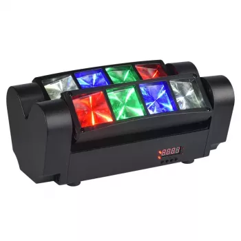 LIGHT4ME Spider MKII Turbo – 8x3W RGBW LED efektinis šviestuvas