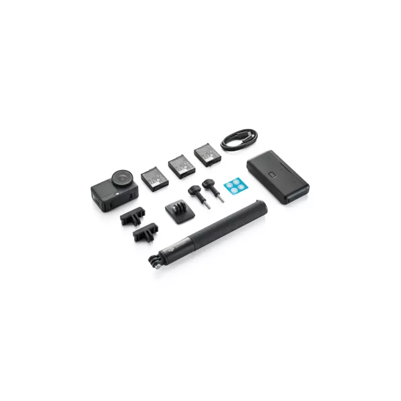 Veiksmo kamera DJI Osmo Action 6 Adventure Combo — 38 MP, 4K Ultra HD, 1/1.1 colio CMOS, 155° matymo laukas, 2x skaitmeninis priartinimas
