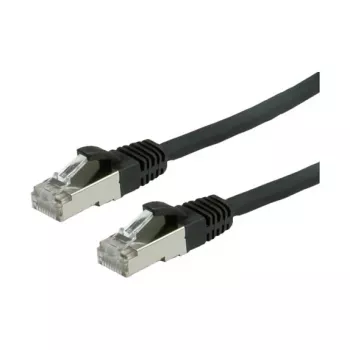 VALUE Patch Cable Cat.6 Class E S/FTP PiMF LSOH juodas 10m