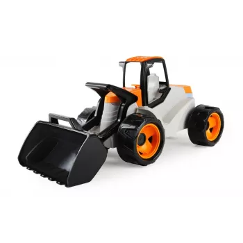 Žaislinis žemės kasimo sunkvežimis Lena Giga Trucks modelis 02147 – 67 cm, atidaryta dėžė