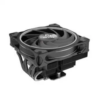 Akasa SOHO H6L RGB aušintuvas – kompaktiškas žemo profilio CPU aušintuvas su RGB apšvietimu
