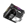 Akasa SOHO H6L RGB aušintuvas – kompaktiškas žemo profilio CPU aušintuvas su RGB apšvietimu