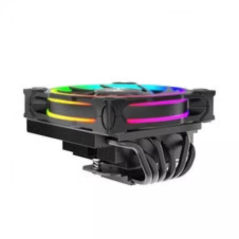 Akasa SOHO H6L RGB aušintuvas – kompaktiškas žemo profilio CPU aušintuvas su RGB apšvietimu