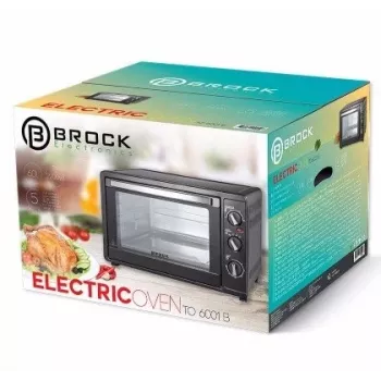 Orkaitė Brock Electronics TO 6001 B 60 L, 2200 W, juoda
