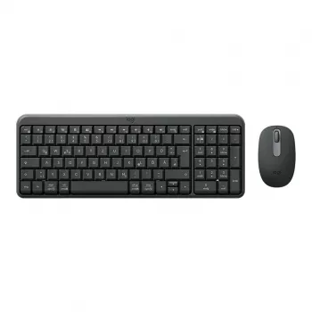 Belaidė klaviatūra ir pelė Logitech MK250 GRAPHITE (920-013552)