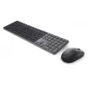 Dell Pro 7 Slim klaviatūra ir pelė | KM726 | Belaidis klaviatūros ir pelės rinkinys | Rusiškas išdėstymas | Bluetooth | Juoda
