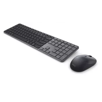 Dell Pro 7 Slim klaviatūra ir pelė | KM726 | Belaidis klaviatūros ir pelės rinkinys | Rusiškas išdėstymas | Bluetooth | Juoda