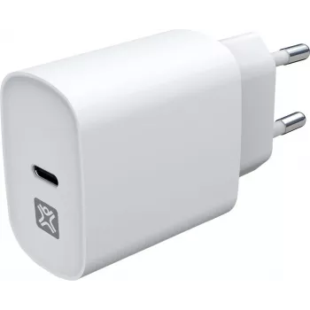 XtremeMac XWH-SPC-03 USB-C įkroviklis 20 W baltas greitas įkrovimas PD 3.0 išmaniesiems telefonams planšetėms