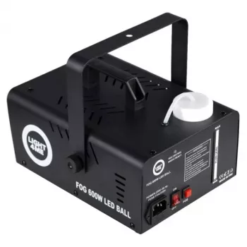 LIGHT4ME FOG 600W LED BALL - Dūmų mašina su LED rutuliu ir apšvietimo efektu, belaidis nuotolinis valdymas
