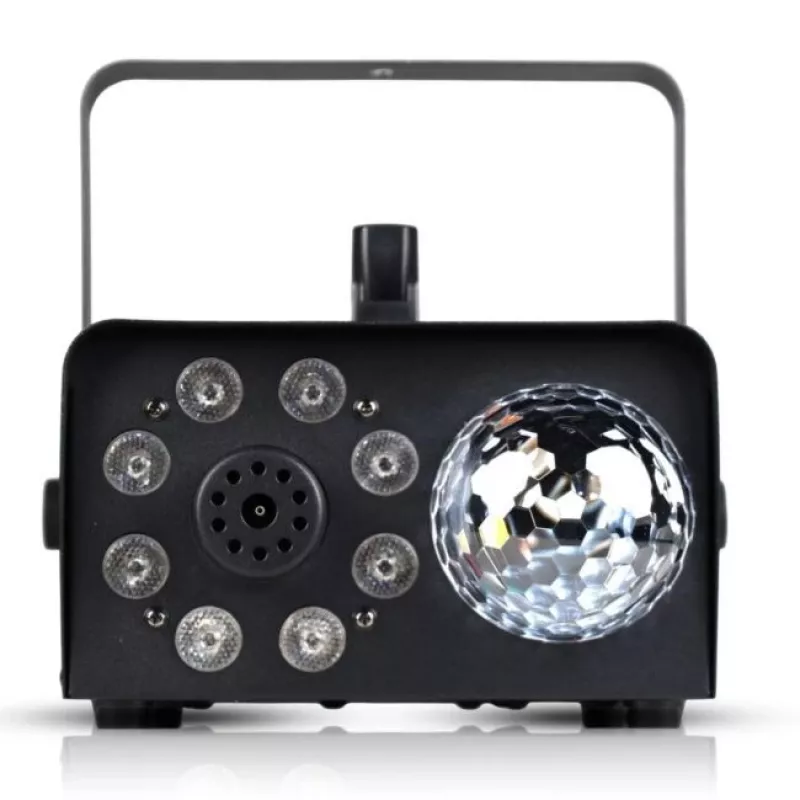 LIGHT4ME FOG 600W LED BALL - Dūmų mašina su LED rutuliu ir apšvietimo efektu, belaidis nuotolinis valdymas