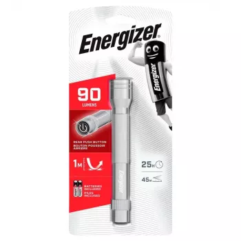 LED METALINIS žibintuvėlis 90 liumenų sidabrinis