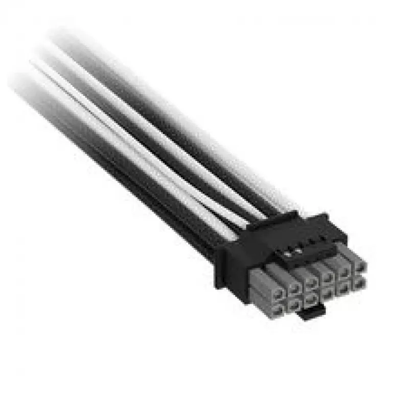 Corsair Premium Sleeved 2x 8-Pin į 12V-2x6 kabelis, Type-5 maitinimo šaltiniams - juoda/balta