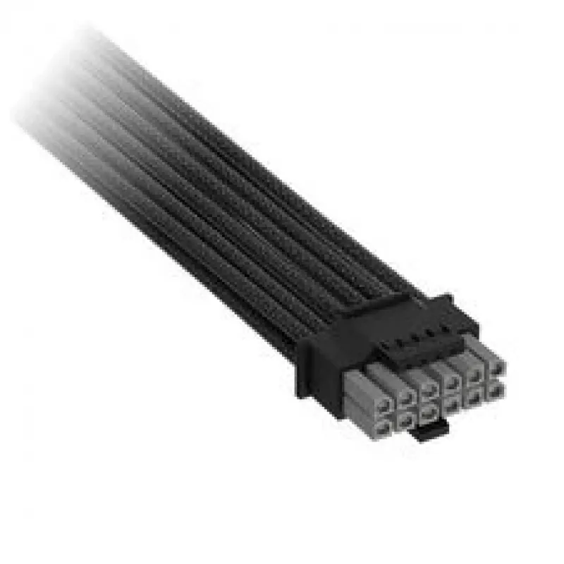 Corsair Premium Sleeved 12V-2x6 į 2x 6+2 kontaktų PCIe laidas, Universalus - juodas