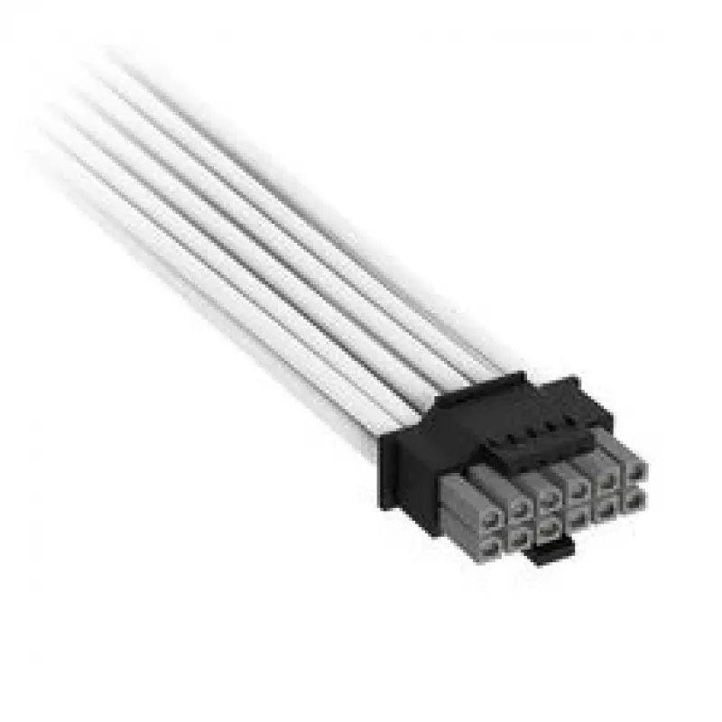 Corsair Premium Sleeved 12V-2x6 į 2x 6+2 kontaktų PCIe laidas, Universalus - Baltas