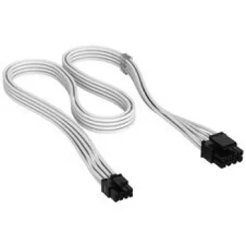 Corsair Premium Sleeved 8-Pin-ATX kabelis, skirtas Type-5 maitinimo šaltiniui - Baltas