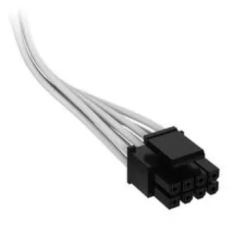 Corsair Premium Sleeved 8-Pin-ATX kabelis, skirtas Type-5 maitinimo šaltiniui - Baltas