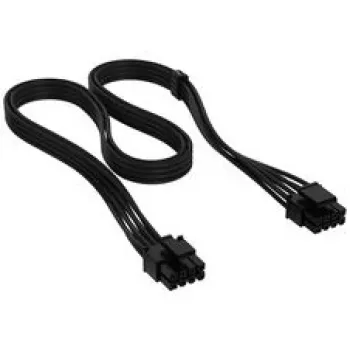 Corsair kabelis, Type 4, EPS/ATX12V, 8 kontaktų (4+4), 750 mm, individualiai pintas - juodas