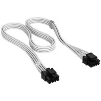 Corsair kabelis, Type 4, EPS/ATX12V, 8-pin (4+4), 750 mm, individualiai apvyniotas - Baltas