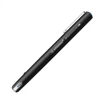 Finelaineris Stabilo dr!ver Medium (0,8 mm) – mėlyni rašalai, juodas korpusas