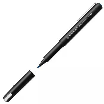 Finelaineris Stabilo dr!ver Medium (0,8 mm) – mėlyni rašalai, juodas korpusas