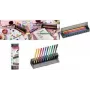 Fiber-tip žymeklių rinkinys Stabilo Pen 68 10 vnt. su plastikiniu penalėliu ir staliniu kilimėliu (modelis 6810-7)