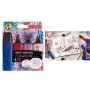 Stabilo BOSS Nature Colors Wildflower rinkinys, 4 vnt., kaltinis antgalis 2–5 mm, ilgo atidarymo laiko apsauga