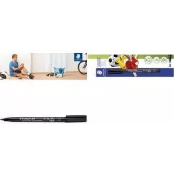 Permanentinis flomasteris Staedtler 314-9 BK-1 – juodas, Vokietija
