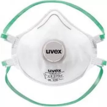Respiratorius UVEX silv-Air classic 2310 planet FFP2 — vienkartinė pusveidė apsauginė kaukė, 15 vnt. pakuotė