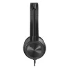 Belaidės ausinės su mikrofonu DEFENDER tune 150 – juodos, laidinis stereo headset