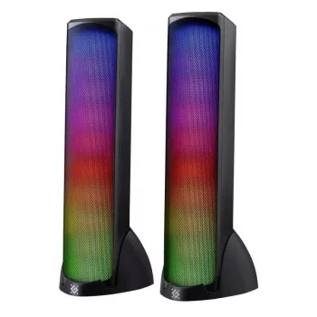 Staliniai garsiakalbiai DEFENDER SKYPULSE 2.0, Bluetooth, USB, 10W, RGB apšvietimas