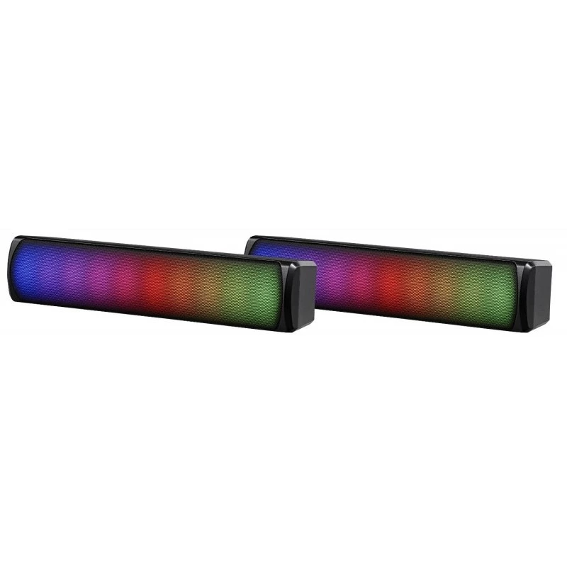 Staliniai garsiakalbiai DEFENDER SKYPULSE 2.0, Bluetooth, USB, 10W, RGB apšvietimas