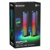 Staliniai garsiakalbiai DEFENDER SKYPULSE 2.0, Bluetooth, USB, 10W, RGB apšvietimas
